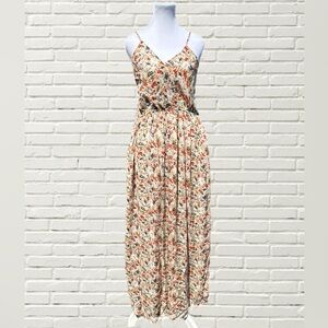Sim & Sam floral maxi dress size large. NWOT